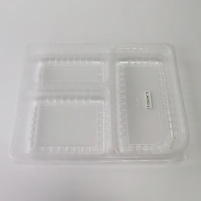 Disposable Plastic Lunch Takeaway Bread Food Packaging Container Box