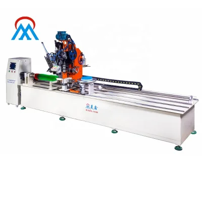 Snow Sweeper Road Roller Brush Making Machine/stainless Steel Wire Wheel Brush Machine/steel Brush Disc Making Machine