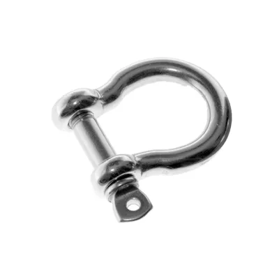 High Quality American Style Tethered Pin Bow Shackle Stainless Steel Rope Shackle for Marine Boat Use