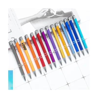 Custom Metal Ballpoint Pens and Personalized Logo Pens for Students & Promotional Gifts
