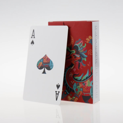 Luxury 54-Piece Custom Logo Playing Cards Durable Classic Design with Printed Paper Material for Game & Poker