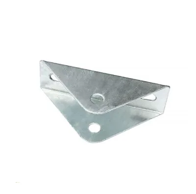 OEM ODM Carbon Steel Photovoltaic Bracket Accessories Four-Hole Triangle Connector Solar Panel