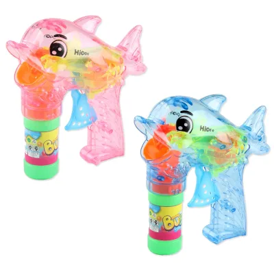 Hot Selling 2026 Screen-Free LED Bubble Gun Automatic Bubble Blower Outdoor Kids Party CE EN71 ASTM Factory Wholesale