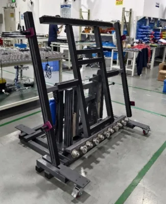 Control Cabinet Assembly Table Frame Adjustable Angle 0-80 Ergonomic Design 300kg Load Capacity Adjustable Countertop Height