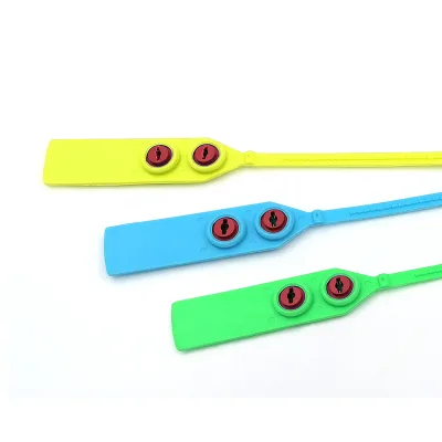 Length 390mm Double Lock Tamper Evident Disposable Plastic Seal for Shipping Container