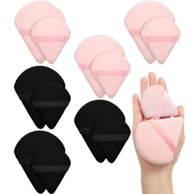 Hot Sales Makeup Sponge Puff Soft Velvet Triangle Powder Puff for Loose Powder Body Powder