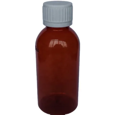 Hot Sales 125ml Cough Syrup Medicine PET Bottle With Cap