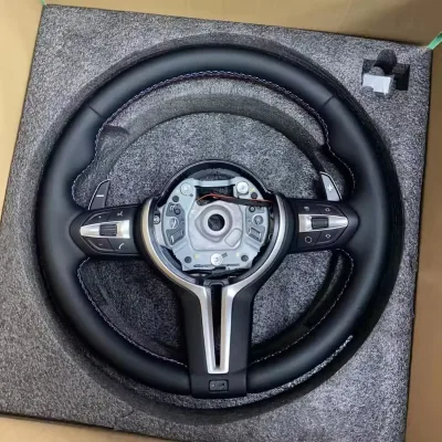 Fit for BMW 3 Series 4 5 Series F30 F32 F10 F20 F22 F07 F01 F11 F13M F03 F13 E46 E60 E90 M3 M4 M5 M Sport Leather Steering Wheel