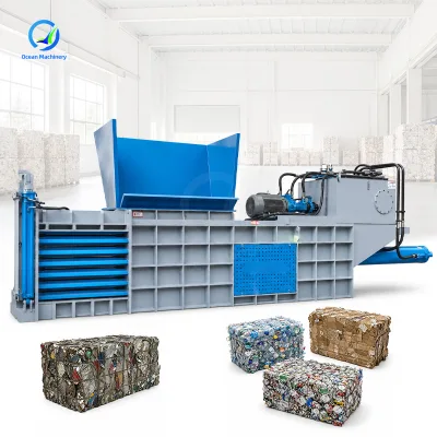 OCEAN Hydraulic Foam Paper Baler Machine Small Cardboard Compactor Baler Equipment for Sale Price