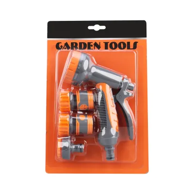Heavy-Duty Plastic 10-Mode Watering Gun High Pressure Garden Hose Sprayer Featuring Adjustable Lawn Hose Garden Tool Accessory