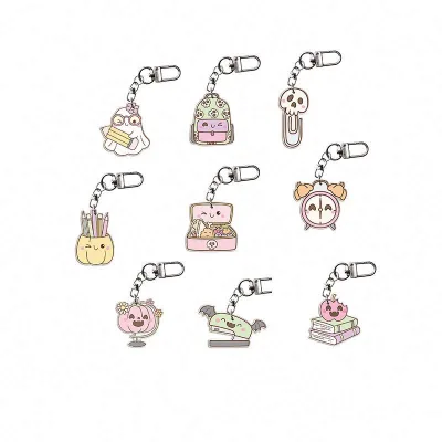 New Cartoon Anime Acrylic Keychain Custom UV Printing Cute Character Key Chains