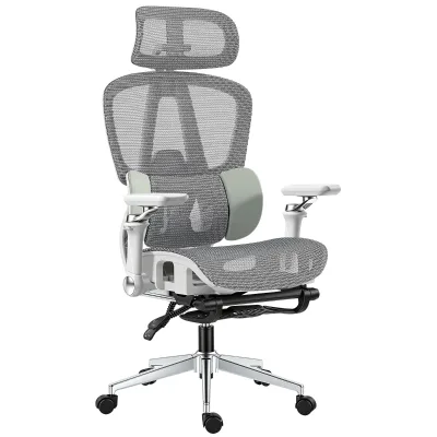 Yazhi Ergonomic Mesh Chair Lumbar Support Height Adjustable 4-Stage Gas Lift for Comfortable Long-Term Sitting; Office Computer