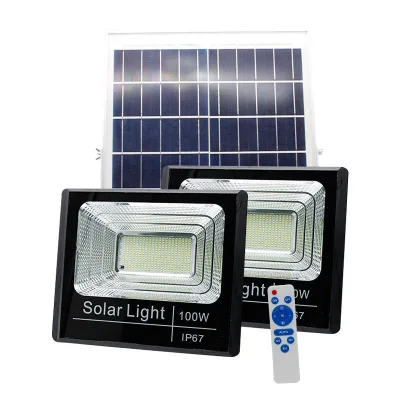 BAHE IP67 Solar Sensor Lamp Outdoor Street Lighting Solar Cell Light Garden Luces Luces Iron 80 Solares LED NEW