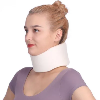 Custom Logo Soft Foam Medical Neck Collar Sponge Neck Brace Pillow