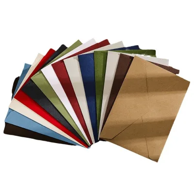 Medium Size Business Gift Voucher Fancy Paper Envelope with logo