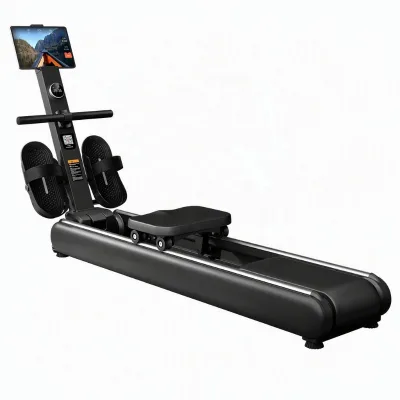 Indoor Rowing Machine Magnetic Smart Portable Folding Home Fitness Gym