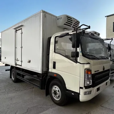 Small Refrigerator Truck Manual Transmission Refrigerated Truck New Condition diesel Fuel Type Refrigerated Truck