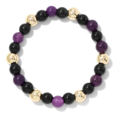 Classic Healing Crystal Beads Bracelet Yoga Balance Energy Stone to Anxiety Relief Elastic Fashion Jewelry for Women Gift