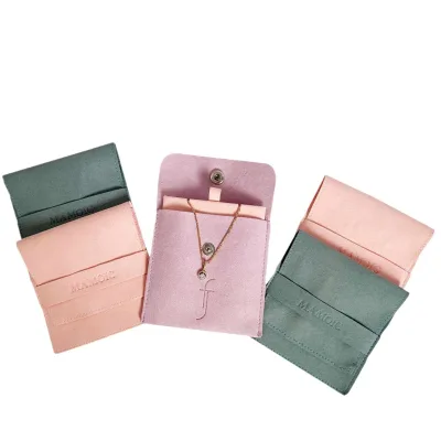 Custom Different Color Dust Velvet Flap T-Shirt Packaging Bag for Handbag Velvet Gift Jewelry Envelope Pouch