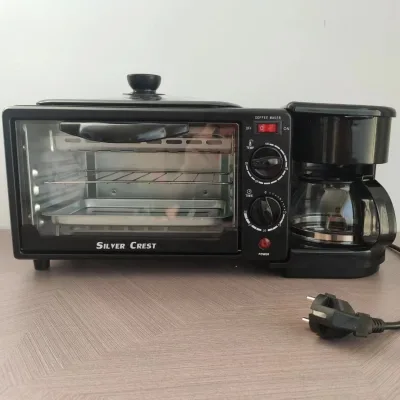 In Stock Factory Price Smart Automatic Makers Electric Coffee Toaster Braekfast Making Machine 3 in 1 Breakfast Maker