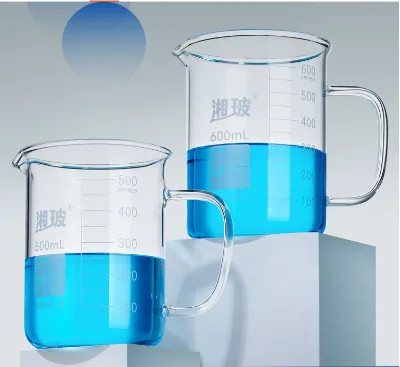 Handled Glass Beakers/graduated Small Beakers for Laboratories Use:150ml, 250ml, 500ml, 800ml, 1000ml.