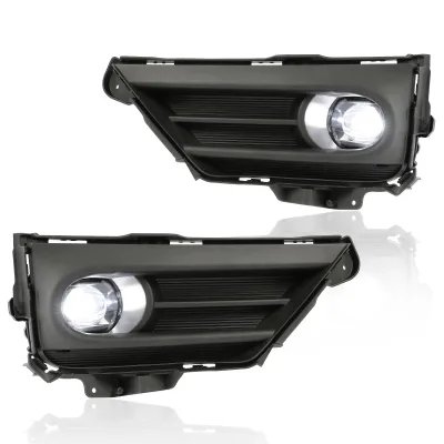 LED Bumper Fog Lights Lamps W/ Switch+Wiring Pair for Honda CRV 2020 2021 2022