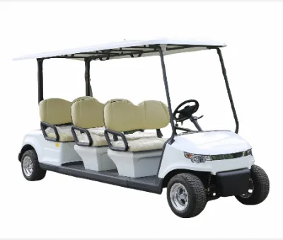 New Design 6-seater Cross-country Tour Bus Style Electric Golf Cart Comfortable and Durable Environmentally Friendly Golf Carts