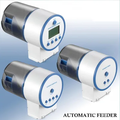 Automatic Fish Feeder with Digital Display, Aquarium Timer Food Dispenser