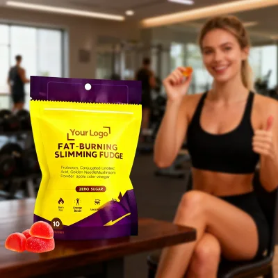 Hot Selling Natural Fat Burning Gummies Supports Metabolism Energy & Weight Control Supplement Weight Loss Slim Gummy