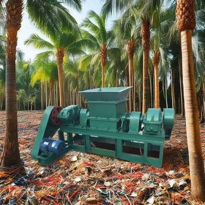 Large Processing Capacity 2.2T Tree Shredder Banana Tree Sugarcane Shredder Areca Durian Shell Shredder Machine
