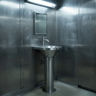 Modern Hand-washing Basin Stainless Steel Countertops Are Suitable for Hotels, Apartments, Homestays, Etc.
