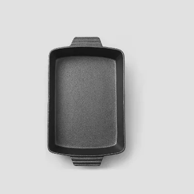 Modern Cast-Iron Nonstick Frying Pan Oven Campfire Safe Thickened Roasting Grill Tray for Home Baking Direct Factory Wholesale
