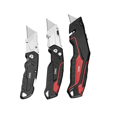 Durable Steel Blade Utility Cutter Knife Multi-Purpose Cutting Tool for Home Office Warehouse Work Durable