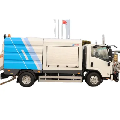 New Haide High Pressure Industrial Sweeper Truck Engine for Airport Runway Road Cleaning Reliable Pump Sidewalk Floor Sweeping