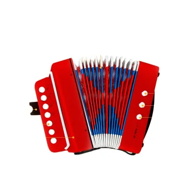7-key Accordion Wholesale for Novice Students, Cross-border Portable Children's Puzzle Toy, Suitable for Beginners of Accordion