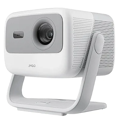 JMGO N1S Ultra 4K DLP Laser Portable Projector 1200 ISO LM Auto Keystone Built-in Speaker for Gaming Outdoor Home Cinema