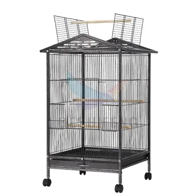 Anti-corrosion Premium Wrought Iron Bird Cage Top Bird Swing for Parrots Birdcage Bird Stands Flight Cage
