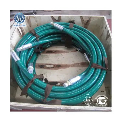 API 16D GNG Fireshield Hydraulic Hose, 5000 PSI High Pressure Fire Resistant Control Line with NPT Threaded Ends