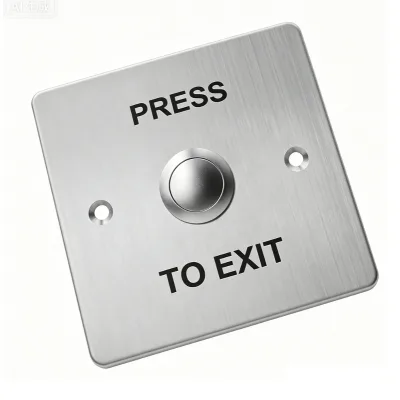 Exit Button Turnstile Access Control Automatic Gate Manufacturer 86*86 mm NO/NC/COM