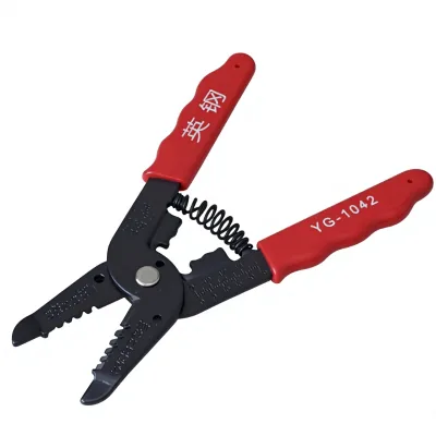 Industrial 7-in-1 Multi-Purpose Manual Wire Stripping Pliers Made of High-Carbon Steel (Models YG-1041/1042/1043) Metric