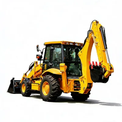 Urban Municipal Landscaping Earthmoving Machinery4X4 Digger Front Loader Hydraulic System Backhoe Loader
