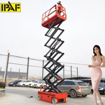 8-20 Meter Double Wheel Trailer Lift Tow Behind Towable Boom Lift for Sale