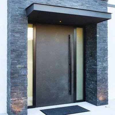 Ireland Zinc Alloy Doors for Home Security Door Safety Entrance Pivot Door with Multi-Point Lock with Smart Lock