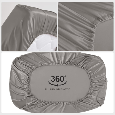 Popular Bedding Fitted Sheet with 100% Evcalyptus Lyocell Fabric Pillowcase Soft Organic Lyocell Fiber Bed Cover Bedding