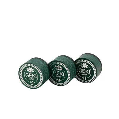 GEKI Ten-Layer Pigskin Tip-Durable & Elastic for Large-Head Cues