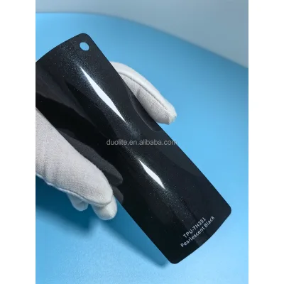 Stretchable Pearlescent Black TPU Wrap, Color Change PPF, Thermal Scratch Restoration, Acid Rain Resistant Auto Renovation Film