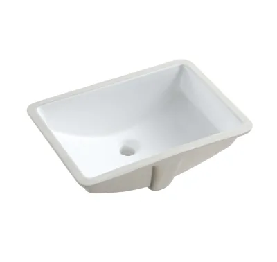 Modern North America Porcelain Bathroom Wash Basin Factory Wholesale Low Price Undermount Lavatory Sink Drainer for Hotels