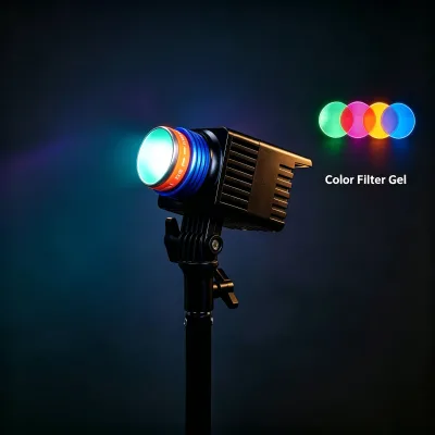 Continuous LED Fill Panel Light Bi Color Professional Lighting Kit for Photo Shooting & Conference Room