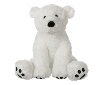 25cm white polar bear toys stuffed polar bear toys for children soft polar bear toys