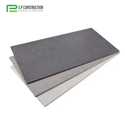 China Factory Waterproof Laminate Outdoor Sticky Fiber Cement Exterior Walls Decor Siding Panels 8-12mm Calcium Silicate Board